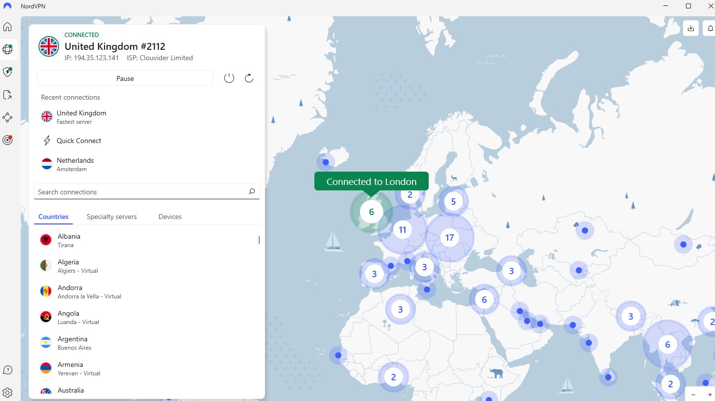 NordVPN UK VPN Channel 4