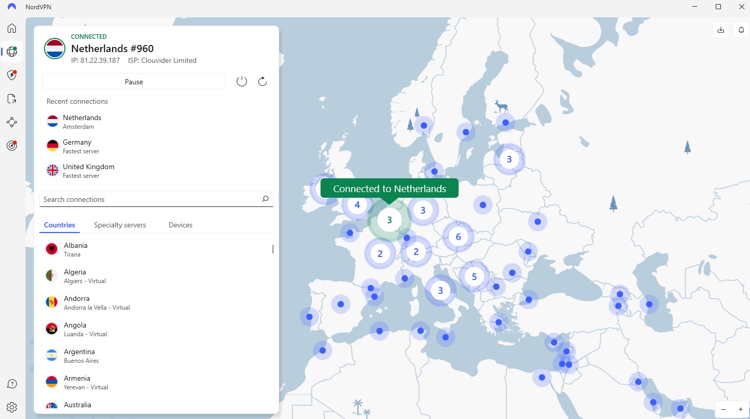nederländsk server VPN